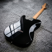 AMW SETL550 Guitarra Telecaster Clear Black Ponte Wilkinson by SQ Guitars