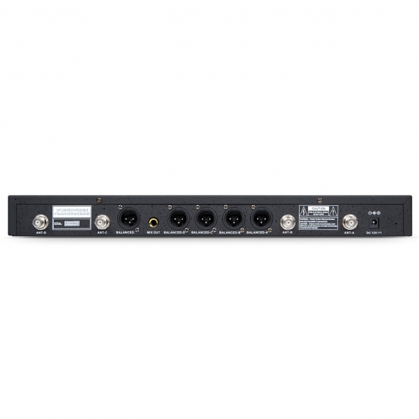 AMW AU6000 v2 Microfone sem fio Rack 4 canais Digital + Estojo