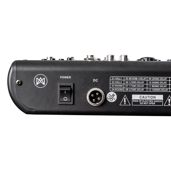 AMW AM4 v2 Mesa de Som 4 Canais 2 XLR Mp3 Efx Bt Interface de áudio USB