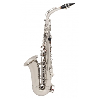 Amw Custom Saxofone Alto Niquelado Eb Mib + Estojo + Acessórios