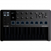 Arturia Minilab V3 Deep Black Teclado Controlador Midi USB 25 Teclas e Display