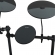 (USADO) AMW ED1 Pro v2 Bateria Eletrônica 4 PADs 4 Pratos Rack Completo com 4 pés