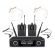 AMW BU230 Microfone Sem fio Duplo UHF Digital Bodypack + Lapela + Auricular 223 2B 2A 2L