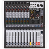(USADO) AMW AG8 v2 Mesa de Som 8 Canais 99 Efeitos DSP BT Interface USB e Faders de 100mm
