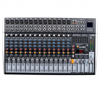 AMW M16 Fx v3 Mesa de Som 16 Canais com EFX Player Sub Out e Interface !