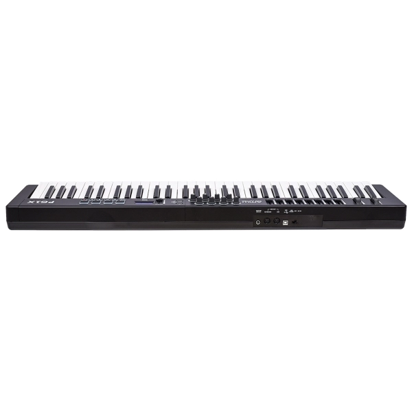 AMW P61X Teclado Black Controlador Midi USB com 61 Teclas PADs Faders e Knobs