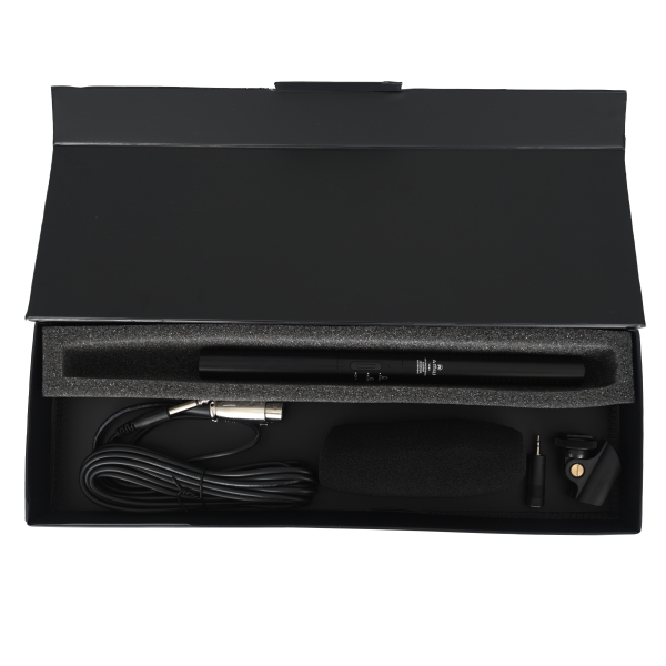 AMW VBM1 Microfone Boom Condensador Shotgun Compacto Gravação