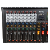 (USADO) AMW CX8 v3 Mesa de Som 8 canais USB BT EFX PFL Eq 3 Bandas