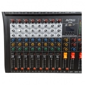 (USADO) AMW CX8 v3 Mesa de Som 8 canais USB BT EFX PFL Eq 3 Bandas