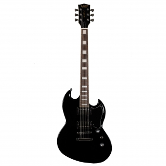 AMW SESG450 Black Guitarra SG Mogno HH Alnico by SQ Guitars