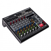 AMW MX8 v2 Mesa de Som 8 Canais 6 XLR EFX Interface USB