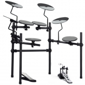 AMW ED1 Pro v2 Bateria Eletrônica 4 PADs 4 Pratos Rack Completo com 4 pés