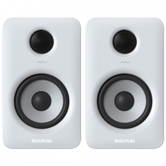 Midiplus MI5 V2 White Monitores de Áudio Ativos 5.25´´ 70W RMS