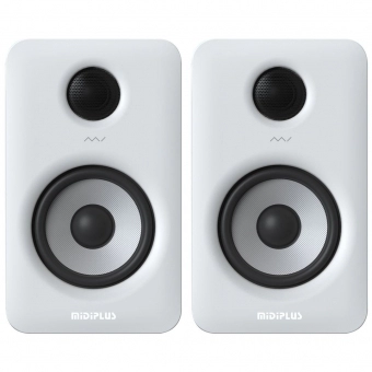 Midiplus MI5 V2 White Monitores de Áudio Ativos 5.25´´ 70W RMS