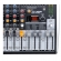 (USADO) AMW M10 Fx v3 Mesa de Som 10 Canais com EFX BT Player Sub Out e Interface!