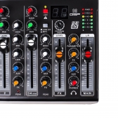 Amw Cm4 Pro Mesa De Som 4 Canais 99 Efeitos Usb Bt Interface