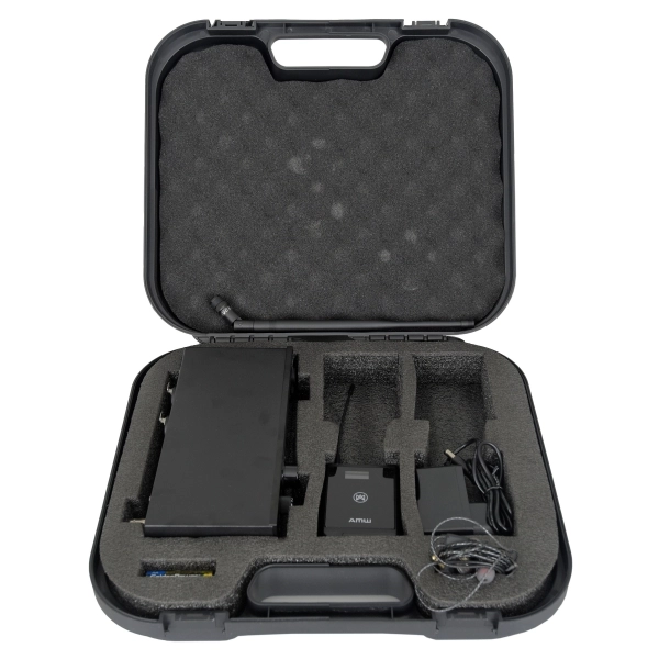 AMW PWM100 v2 Retorno de Palco sem fio UHF Digital In Ear + Estojo