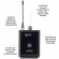 AMW PWM100 v2 Retorno de Palco sem fio UHF Digital In Ear + Estojo