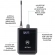 AMW PWM100 v2 Retorno de Palco sem fio UHF Digital In Ear + Estojo