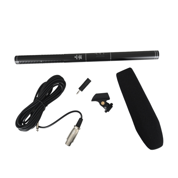 AMW VBM1 Microfone Boom Condensador Shotgun Compacto Gravação