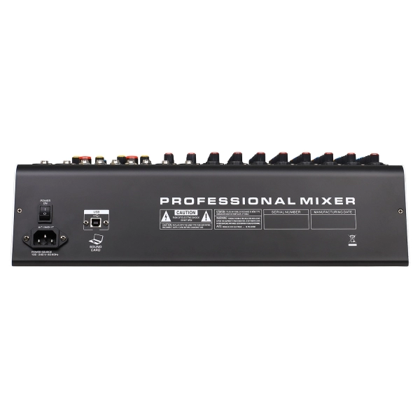 AMW AN12 v3 Mesa de Som 12 Canais com 4 saídas Auxiliares DSP 99 EFX USB Interface