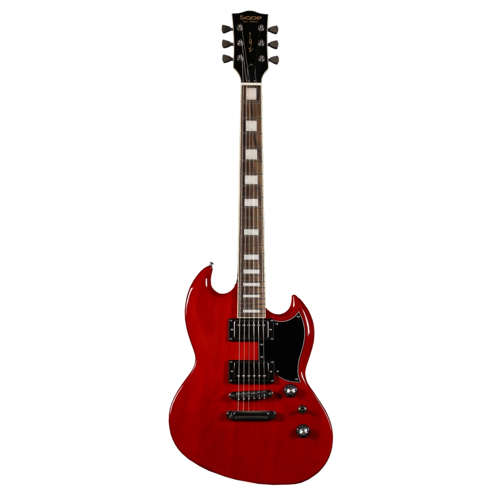 AMW SESG450 Red Guitarra SG Mogno HH Alnico by SQ Guitars