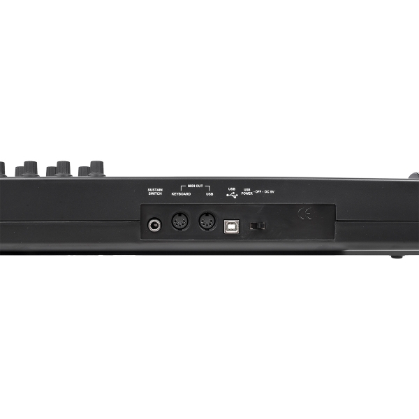 AMW P61X Teclado Black Controlador Midi USB com 61 Teclas PADs Faders e Knobs