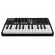 AMW Master 25 Black Teclado Controlador Midi 9 PADs 8 Knobs Visor OLED