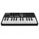 AMW Master 25 Black Teclado Controlador Midi 9 PADs 8 Knobs Visor OLED