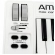 AMW Mini 32 Branco Teclado Controlador Midi USB 32 Teclas
