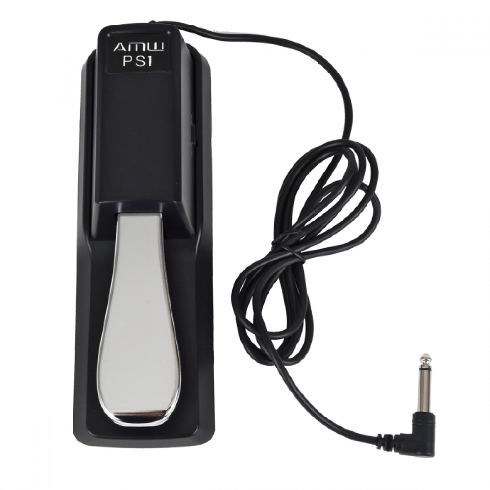 (USADO) AMW PS1 Pedal de Sustain Universal com Inversor e conector P10