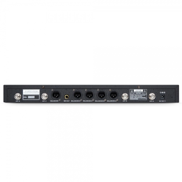 AMW AU7000 Microfone Sem Fio Profissional 4 Canais Digital UHF Multibanda