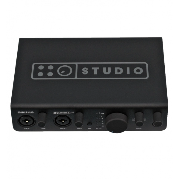Midiplus Studio 2 Pro Black Interface de Áudio USB 2x2