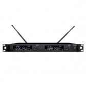 AMW AU600 Microfone sem fio digital UHF Duplo + Case