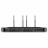 (USADO) AMW AU7000 Microfone Sem Fio Profissional 4 Canais Digital UHF Multibanda WR488Q