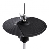 (USADO) AMW ED11 Pro Bateria Eletrônica All Mesh Dual Real Hi Hat Condução Tri zone Pratos Dual