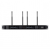 AMW BM5000 Microfone sem Fio 4 Canais UHF Digital de Mão + Auricular