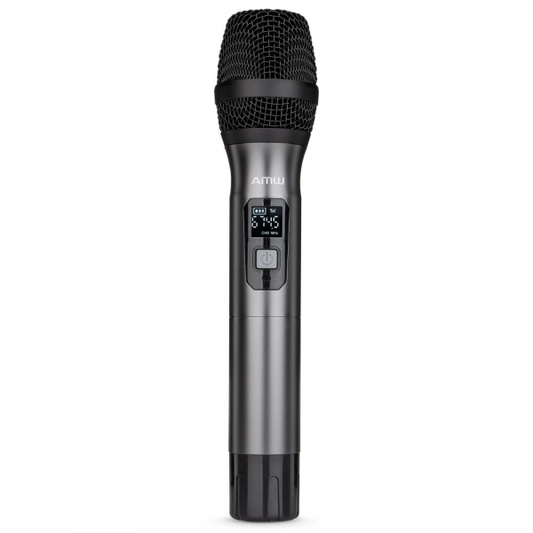 AMW BM200 Microfone Sem Fio de Mão + Bodypack + Auricular 225 1M 1B 1A