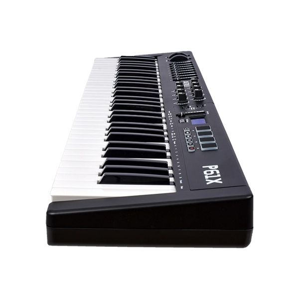 (USADO) AMW P61X Teclado Black Controlador Midi USB com 61 Teclas PADs Faders e Knobs