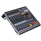 (USADO) AMW CP6 v3 Mesa de Som 6 Canais Efeitos USB Interface Mp3 BT