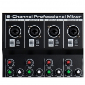 Amw Cm6 Pro Mesa De Som 6 Canais 99 Efeitos Usb Bt Interface
