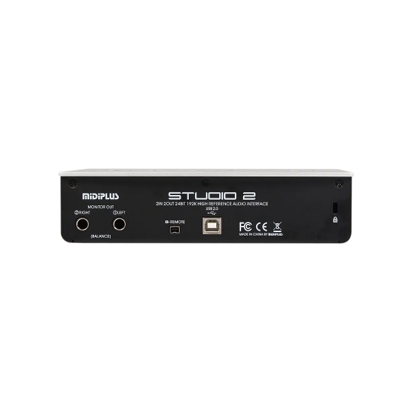 Amw Midiplus Studio 2 Interface De Áudio Usb 192k 2x2 . Loja