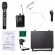 AMW BM200 Microfone Sem Fio de Mão + Bodypack + Auricular 225 1M 1B 1A