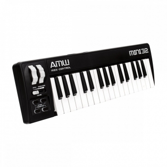 (USADO) AMW Mini 32 Black Teclado Controlador Midi