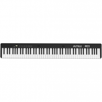 AMW PC1 Black Piano Digital Dobrável 128 Timbres + Acessórios