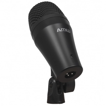 Amw Dm7 Kit Microfone Bateria 7 Microfones Peças Com Estojo E Acessórios Inclusos ! Preto