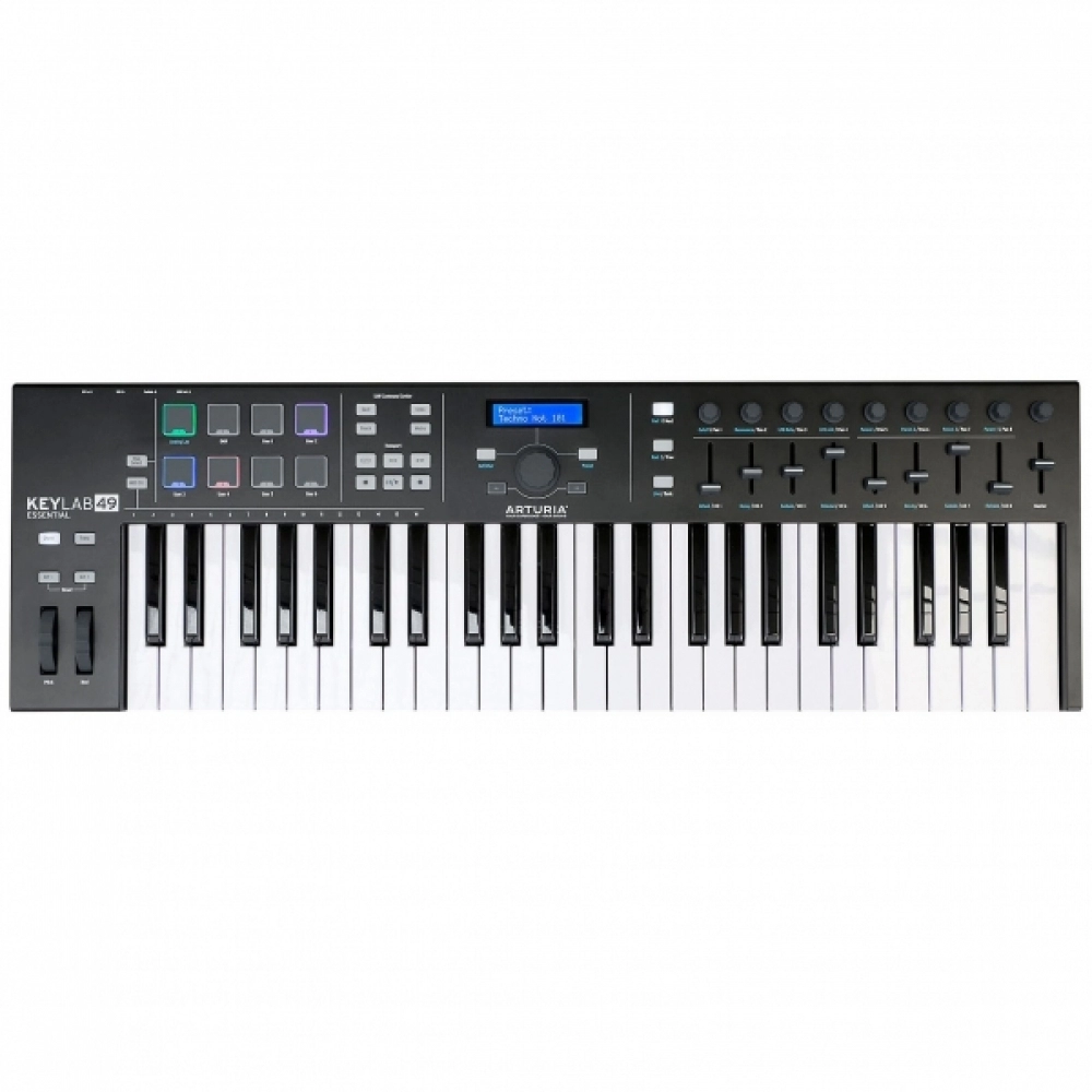 (USADO) Arturia Keylab Essential 49 Black Teclado Controlador Midi USB 49 Teclas