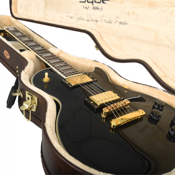 AMW SELP300 Black Guitarra 6 Cordas Les Paul by SQ Guitars