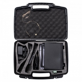AMW BU50 Microfone Sem Fio Bodypack UHF Digital Auricular Bege 120 1B 1A