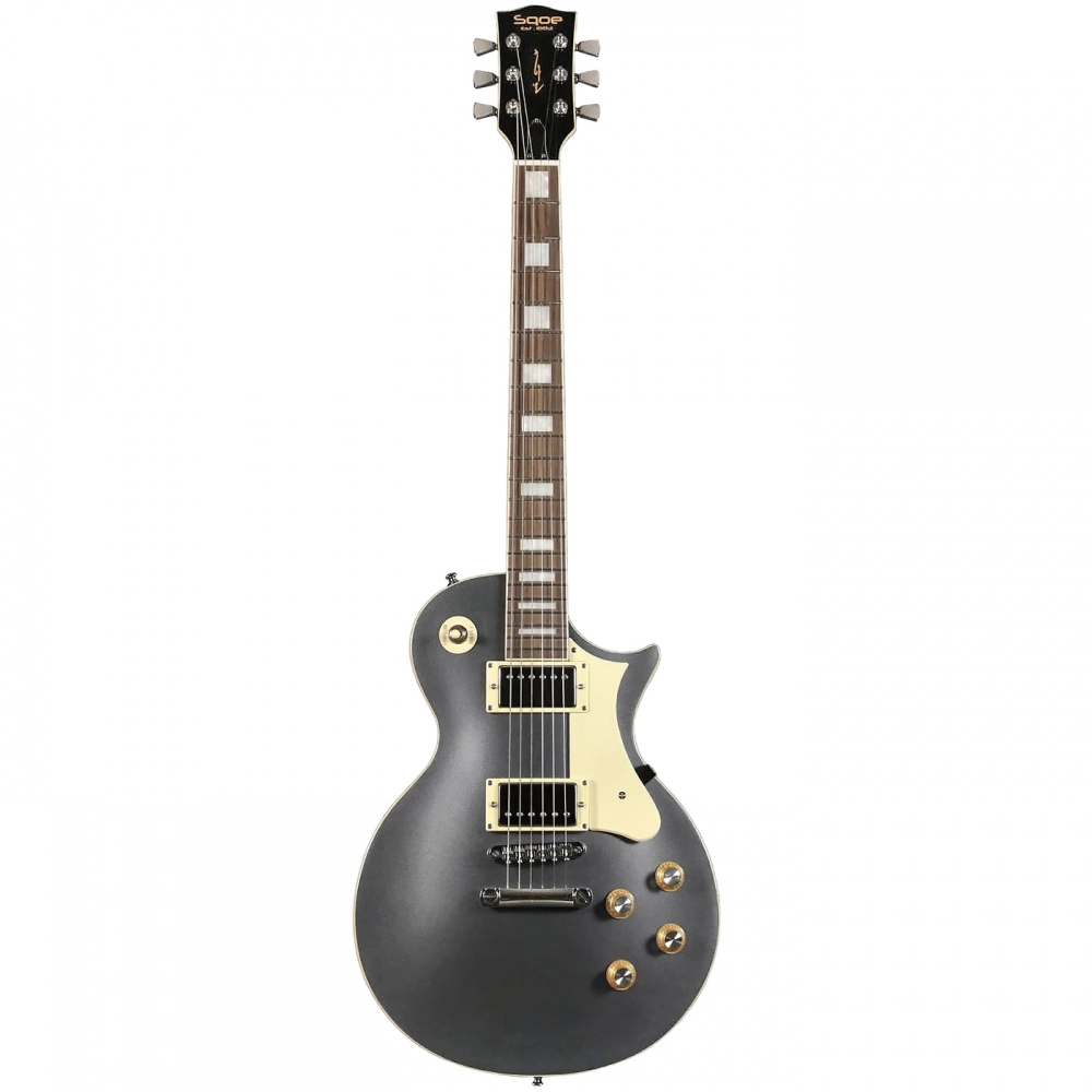 AMW SELP110 Silver Guitarra Les Paul Mogno Alnico HH by SQ Guitars